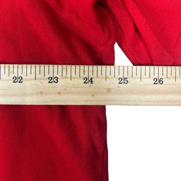 Lacoste Red Polo Shirt Men's Size XL EU 9 Preppy Old Money Designed in France - Picture 8 of 10